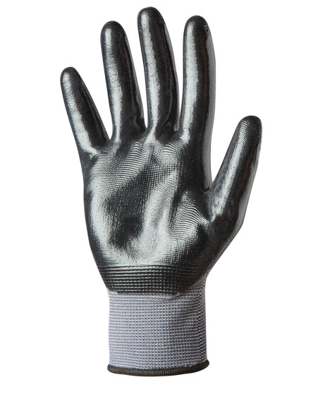 Rękawice robocze, nylon pokryty nitrylem, 4131X, rozmiar 8