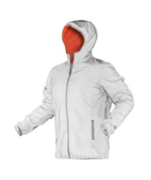 Wiatrówka REFLECTIVE, odblaskowy materiał, rozmiar XL