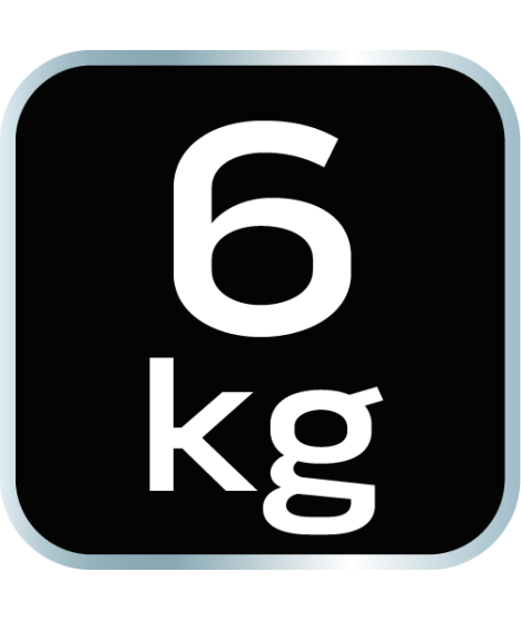 Młotek ślusarski 6 kg, trzonek z włókna szklanego