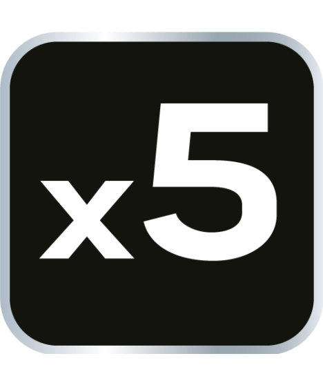 Bity udarowe S2, 50 mm, PZ2 - 5 szt.