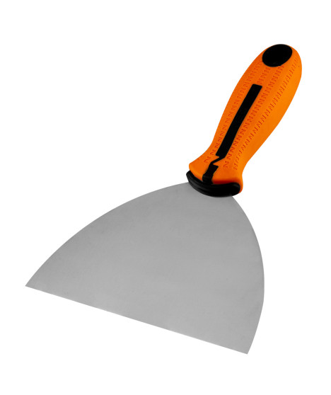 Szpachla malarska 150 mm, stal nierdzewna, dwukomponentowy uchwyt