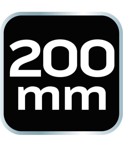 Szpachla malarska 200 mm, stal nierdzewna, dwukomponentowy uchwyt