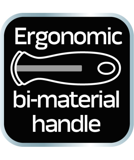 Szpachla malarska 200 mm, stal nierdzewna, dwukomponentowy uchwyt