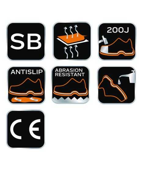 Półbuty robocze, SB, podnosek stalowy, rozmiar 43