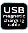 Latarka czołowa akumulatorowa 600 lm USB magnetyczne ładowanie CREE XPG3 LED