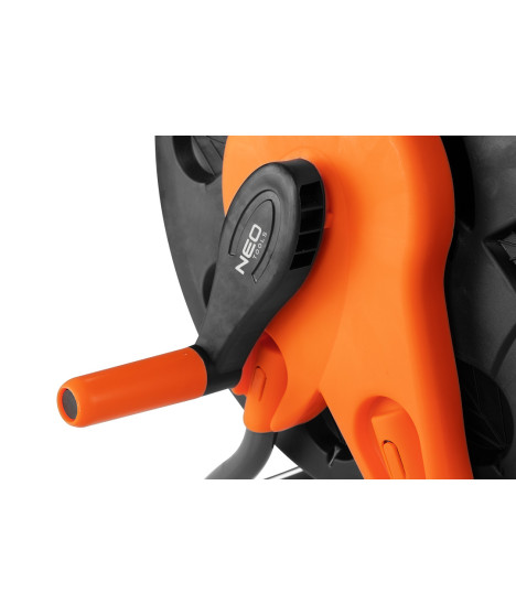 Stojak na wąż ogrodowy, tworzywo sztuczne, do 60 m węża 1/2"