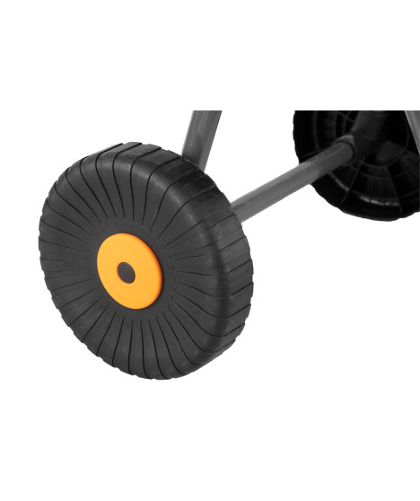 Wózek na wąż ogrodowy, tworzywo sztuczne, do 60 m węża 1/2"