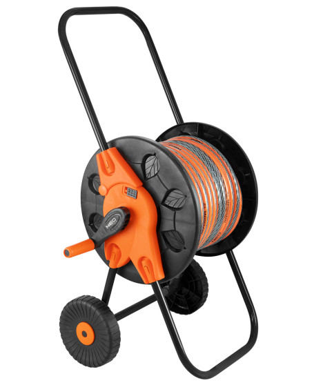 Wózek na wąż ogrodowy, tworzywo sztuczne, do 60 m węża 1/2"