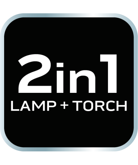 Lampa warsztatowa akumulatorowa 200 lm COB + latarka