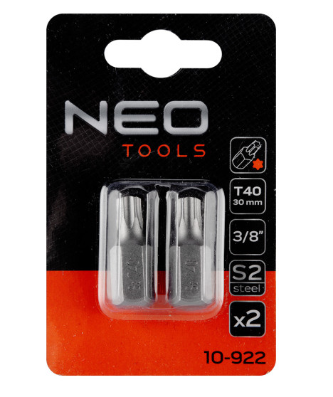Końcówka TORX T40 x 30 mm, S2 x 2 szt.