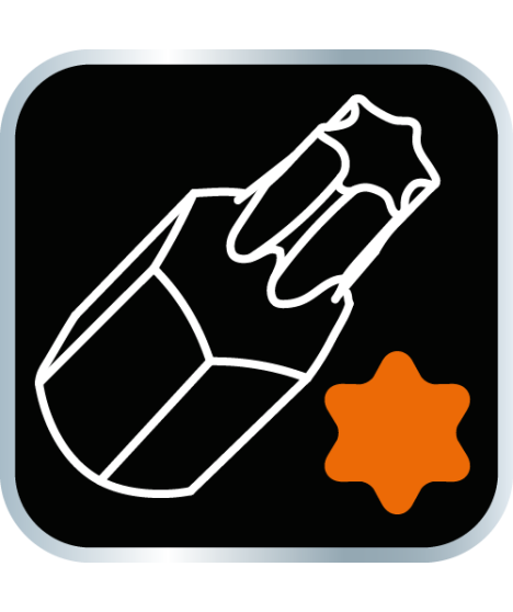 Końcówka TORX T40 x 30 mm, S2 x 2 szt.