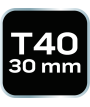 Końcówka TORX T40 x 30 mm, S2 x 2 szt.