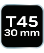 Końcówka TORX T45 x 30 mm, S2 x 2 szt.