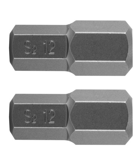 Końcówka HEX 12 x 30 mm, S2 x 2 szt.