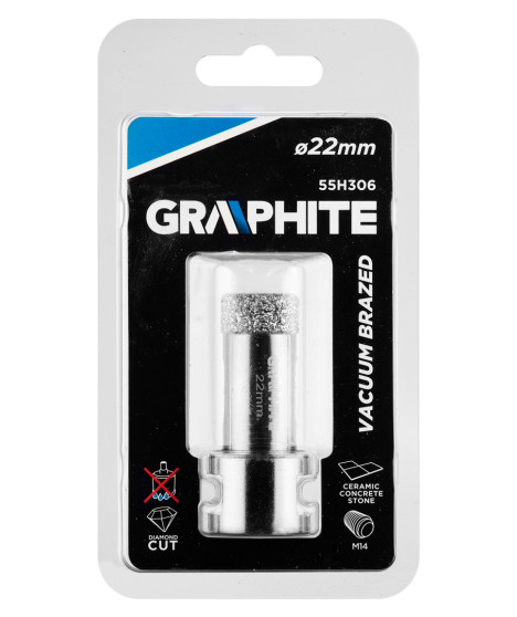 Otwornica diamentowa 22 mm x M14