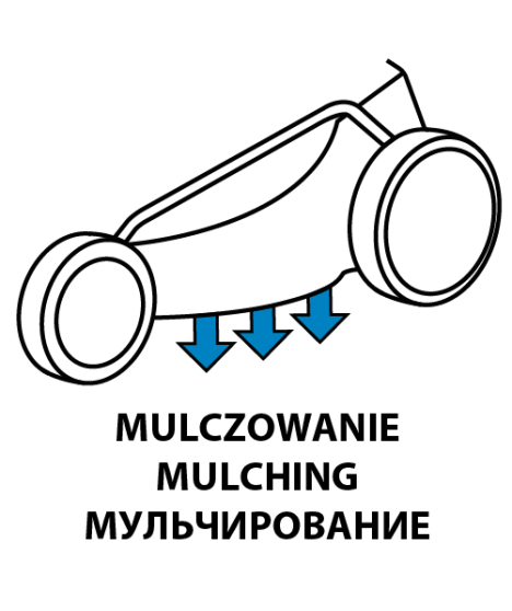 Kosiarka spalinowa 4.35KM, szerokosć koszenia 525mm