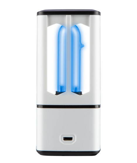 Lampa UVC dezynfekująca, bakteriobójcza, wirusobójcza, ozonowanie, 5V, bezprzewodowa