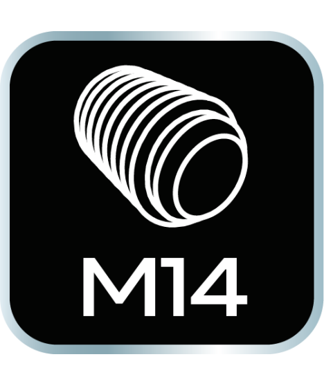 Pad polerski 150 x 50 mm, gąbka miękka, M14