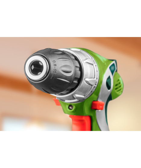 Wiertarko-wkrętarka akumulatorowa 10.8V, Li-Ion/1.3Ah