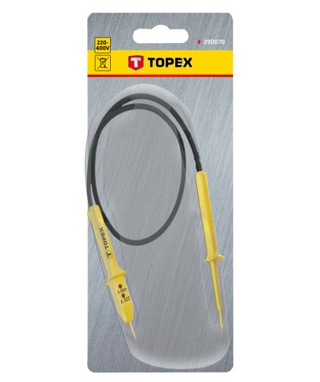 Tester napięcia dwubiegunowy 750 mm, 220- 400V