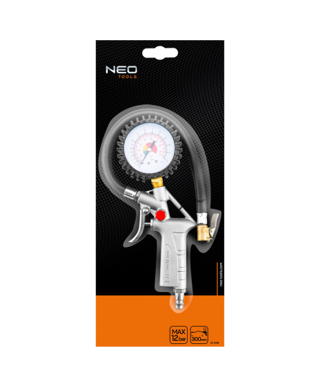 Pistolet do pompowania z manometrem o 63 mm