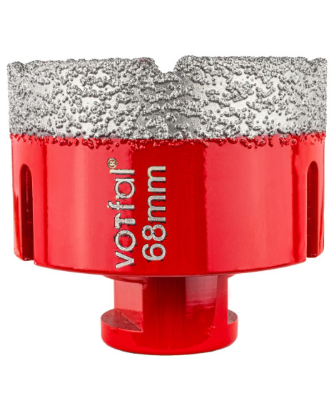 Wiertło diamentowe 68 mm koronka otwornica m14 gres