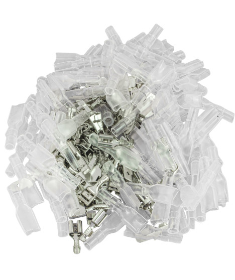 Konektory koszulki zestaw konektorów 4.8 mm 200 szt