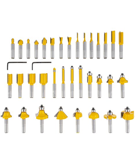 Frezy kształtowe do drewna frez do frezarka 35 szt.