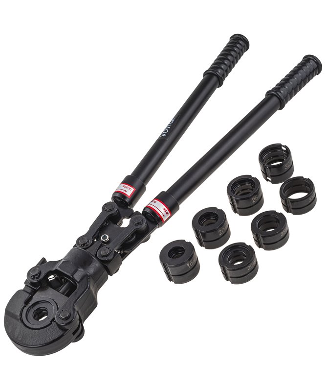 Praska zaciskarka hydrauliczna do rur PEX (TH+U) 16-32 mm 8T