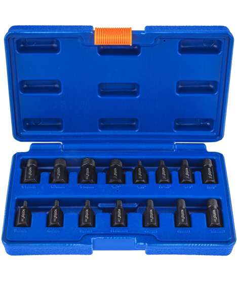 Wykrętaki do urwanych zerwanych śrub szpilek 3-17 mm zestaw 15 szt.