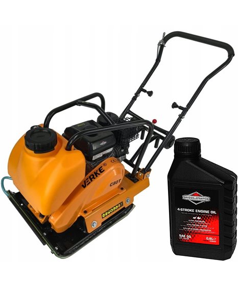 Zagęszczarka spalinowa ubijak gruntu 5KM 78 kg + guma + olej Briggs&Stratton