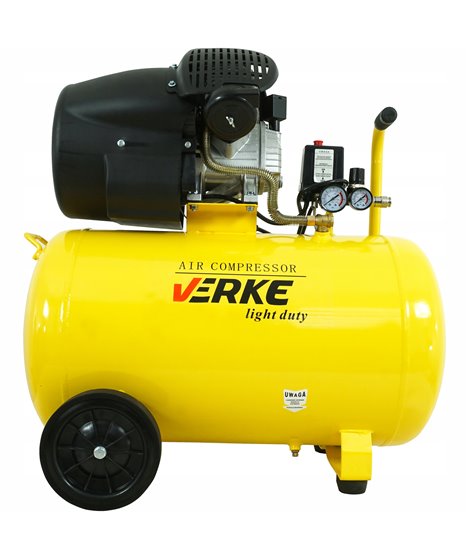 Kompresor sprężarka 230V powietrza olejowy 100l 440l/min 2 tłoki 8 Bar