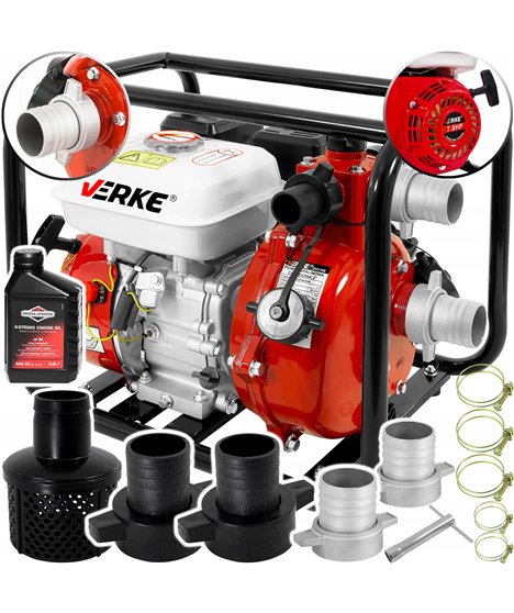 Motopompa pompa do wody spalinowa ciśnieniowa 2" cale 7KM 250000 l/h