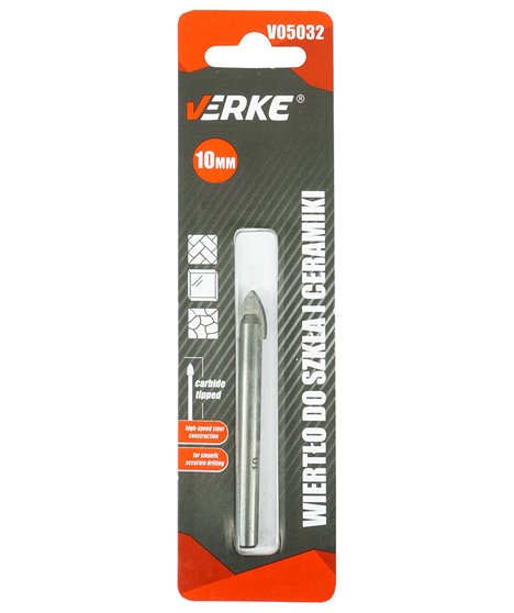 Wiertło do szkła i ceramiki 10 mm verke
