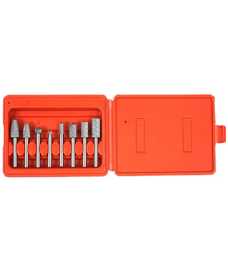 Frezy trzpieniowe do metalu hss 8 szt verke