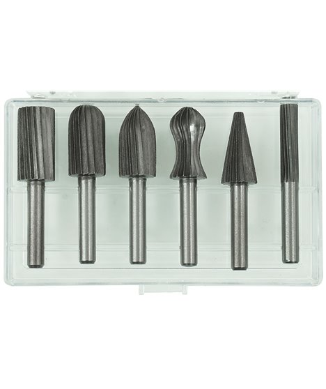 Frezy trzpieniowe do metalu hss 6 szt verke