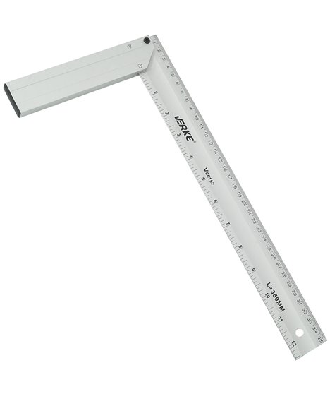 Kątownik aluminiowy 350 mm verke