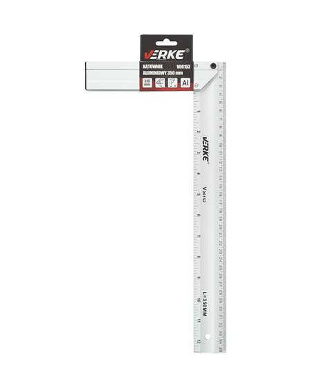 Kątownik aluminiowy 350 mm verke
