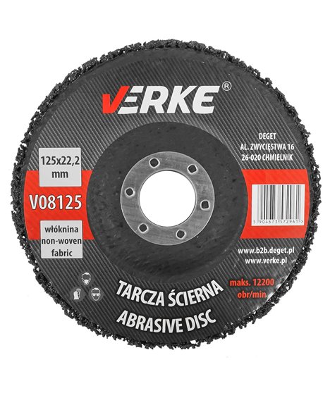 Dysk z włókniny 125 mm verke