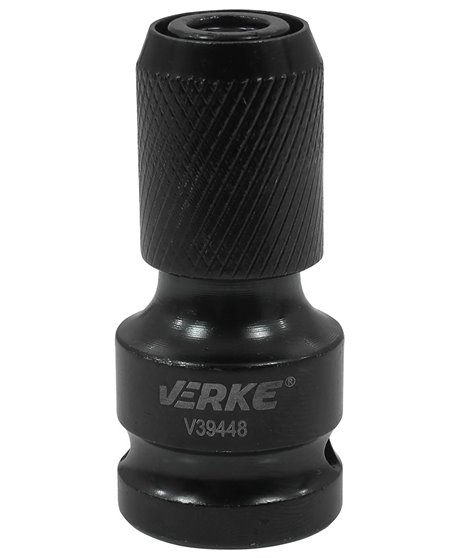 Adapter udarowy 1/2" - 1/4" hex verke