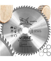 Tarcza piła widiowa tarczowa do cięcia drewna drzewa 250 mm x 32 mm 60t widia