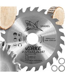 Tarcza piła widiowa tarczowa do cięcia drewna drzewa 125 mm x 22,2 mm 24t widia
