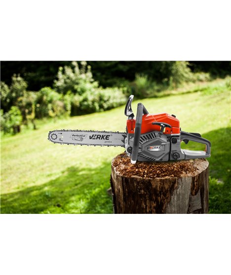 Piła spalinowa 38 cm pilarka łańcuchowa 3,5KM do drewna drzewa mocna olej stihl