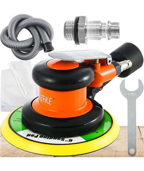 Szlifierka oscylacyjna pneumatyczna mimośrodowa do drewna metalu 150 mm 5 mm