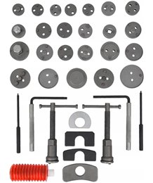 Zestaw do wyciskania naprawy cofania tłoczków hamulcowych praska klucz 35 szt.