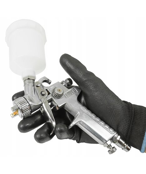 Pistolet lakierniczy do malowania malarski HVLP dysza 1,0 mm zbiornik 125 ml