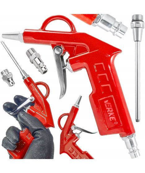 Pistolet do przedmuchiwania powietrza kompresora pneumatyczny 1/4" dysza