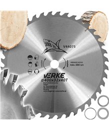 Tarcza piła widiowa tarczowa do cięcia drewna drzewa 400 mm x 32 mm 40t widia