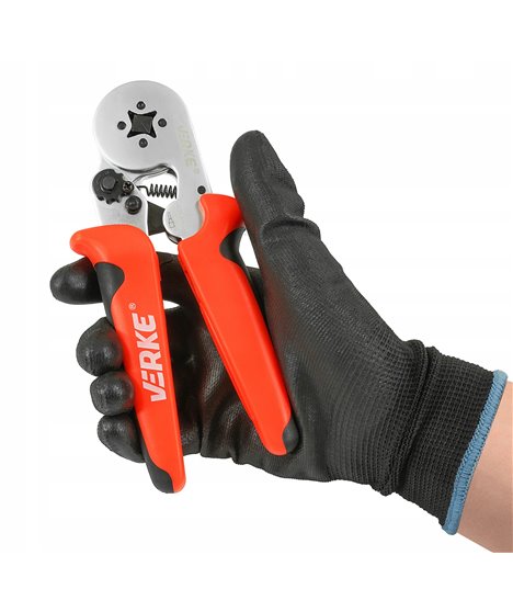 Zaciskarka praska tulejek kablowych pojedynczych podwójnych kabli końcówek