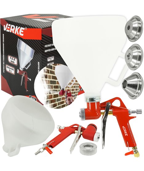 Pistolet do tynkowania tynków tynku malowania ścian 5l tynkarski pneumatyczny